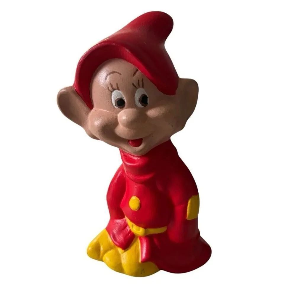 Walt Disney Productions Vintage Ceramic Dopey Snow White Dwarf Figurine